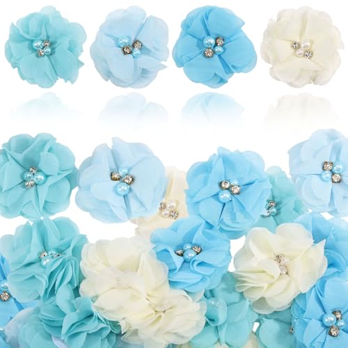 beinkmake 40 Stück Strass Perlen Chiffon Blumen Nähen Stoff Applikationen für Frauen Kleidung Stirnbänder Party Hochzeit Dekor DIY Handwerk 6 cm Blau beinkmake 40 Stück Strass Perlen Chiffon Blumen Nähen Stoff Applikationen für Frauen Kleidung Stirnbänder Party Hochzeit Dekor DIY Handwerk 6 cm Blau von beinkmake