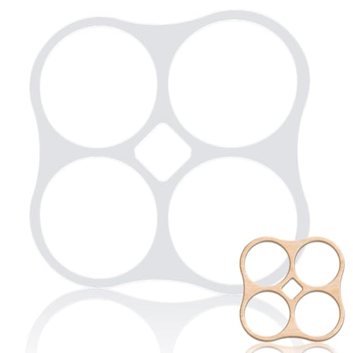 beinkmake 5-in-1-Kreis-Fräser-Schablone, Acryl, transparent, für Holzbearbeitung, Zeichnung, Einlegevorlagen, Charcuterie-Brett, Handwerk, dekorativ, 24,9 x 24,9 cm beinkmake 5-in-1-Kreis-Fräser-Schablone, Acryl, transparent, für Holzbearbeitung, Zeichnung, Einlegevorlagen, Charcuterie-Brett, Handwerk, dekorativ, 24,9 x 24,9 cm von beinkmake