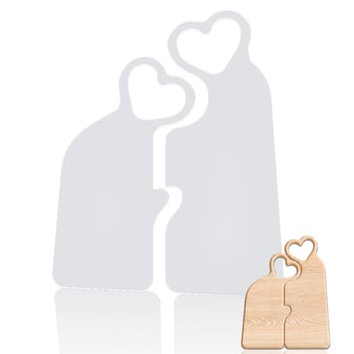 beinkmake Fräs-Vorlagen aus Acryl, transparent, für Holzbearbeitung, Küche, Dekoration, 16 x 40 cm, 2 Stück beinkmake Fräs-Vorlagen aus Acryl, transparent, für Holzbearbeitung, Küche, Dekoration, 16 x 40 cm, 2 Stück von beinkmake