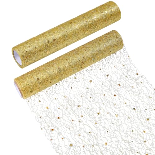 beinkmake Pailletten-Tischläufer, 20 m, goldfarbenes Netzgewebe, dünnes Band, 27,9 cm, Tischdekoration für Veranstaltung, Party, Geburtstag, Hochzeit, Schleifengeschenk beinkmake Pailletten-Tischläufer, 20 m, goldfarbenes Netzgewebe, dünnes Band, 27,9 cm, Tischdekoration für Veranstaltung, Party, Geburtstag, Hochzeit, Schleifengeschenk von beinkmake