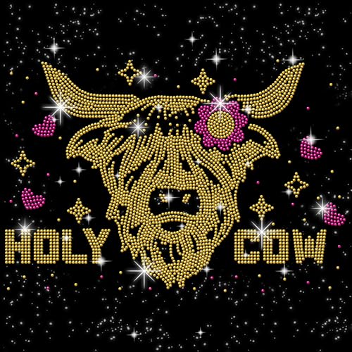 beinkmake Western Highland Cow Strass Bügeln auf Hotfix Transfer Bling Gold Bügeln auf Heat Transfer Kristall Selbstklebende Aufkleber für Kleidung Taschen Hüte Dekoration DIY beinkmake Western Highland Cow Strass Bügeln auf Hotfix Transfer Bling Gold Bügeln auf Heat Transfer Kristall Selbstklebende Aufkleber für Kleidung Taschen Hüte Dekoration DIY von beinkmake