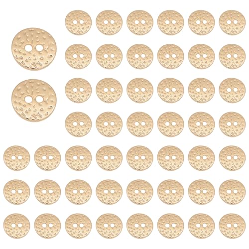 benikmake 50 Stück Goldfarbene Metallknöpfe mit 2 Löchern, Kleidung, handgefertigtes Nähzubehör, klein, hellgoldfarben, Knöpfe für Mäntel, Anzüge, Jacken, 1,1 cm Durchmesser benikmake 50 Stück Goldfarbene Metallknöpfe mit 2 Löchern, Kleidung, handgefertigtes Nähzubehör, klein, hellgoldfarben, Knöpfe für Mäntel, Anzüge, Jacken, 1,1 cm Durchmesser von beinkmake