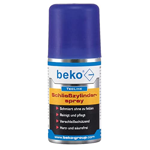 TecLine Schließzylinderspray 50 ml - reinigt, schmiert und pflegt Schlösser von beko GmbH