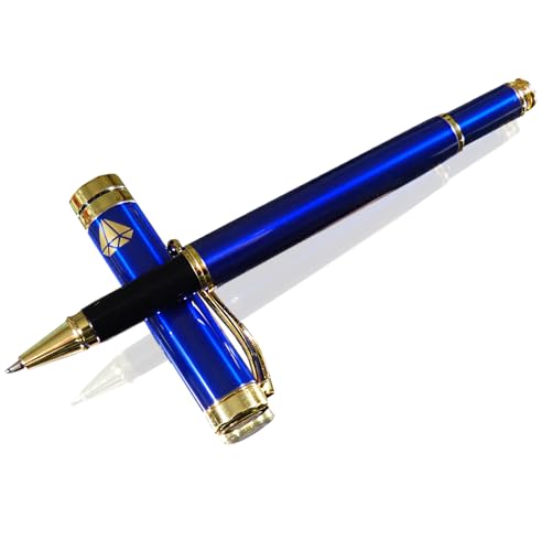 BELESI hochwertiger Kugelschreiber aus Metall I Schwarze Mine I Geschenk Verpackung I elegantes Design (Blau) von belesi