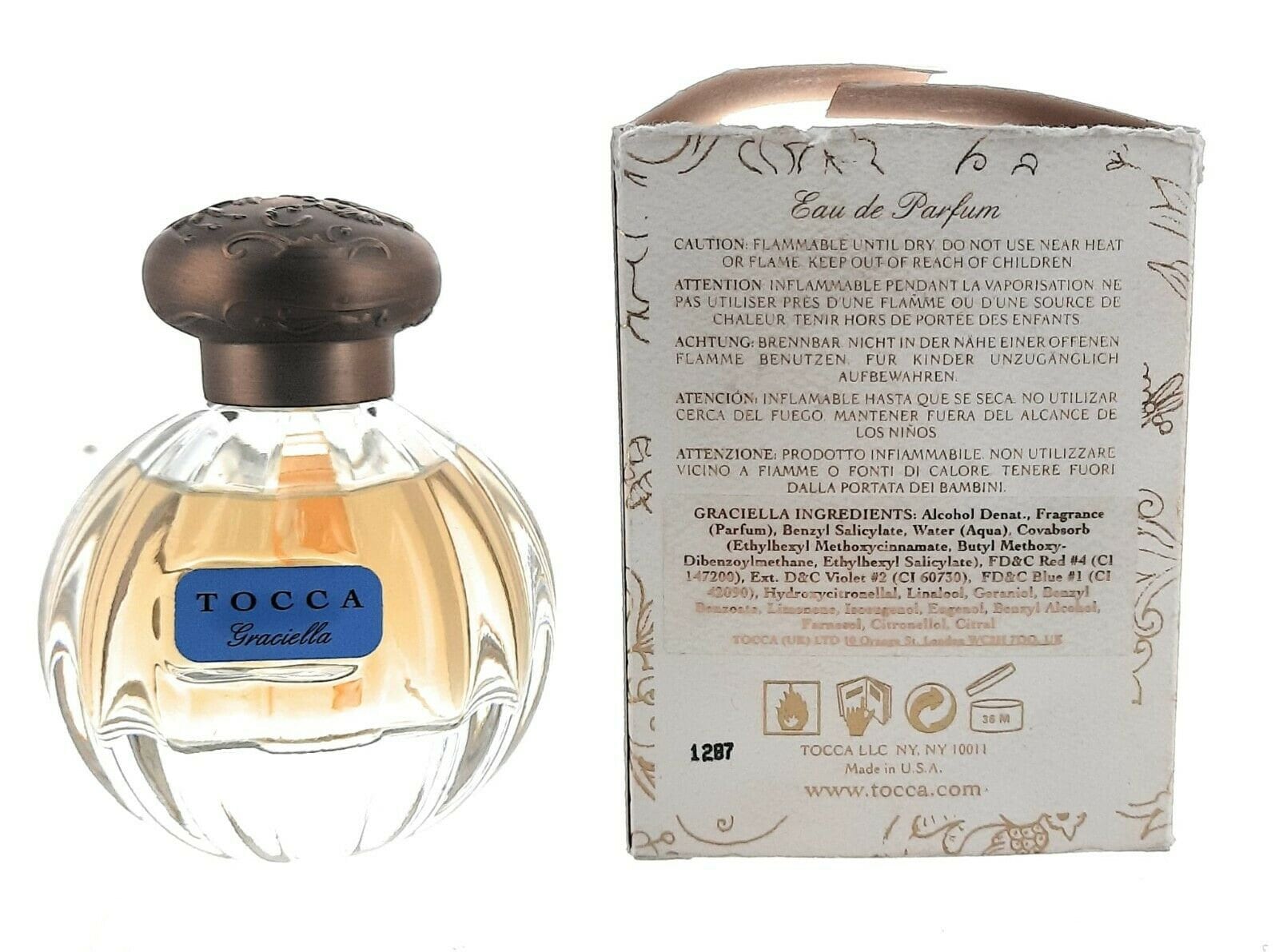 Tocca Graciella Eau De Parfum Großes Parfum Wird Nicht Verkauft von belfontantiques