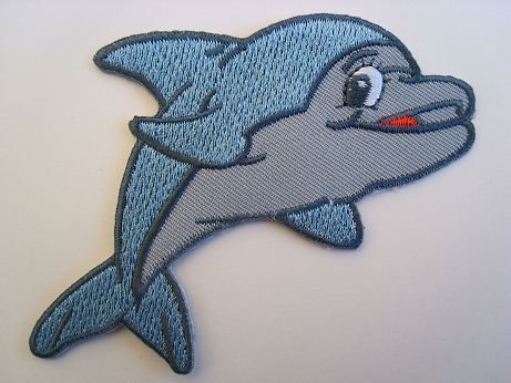Delfin 9,2 cm * 6,5 cm Bügelbild Delphin Fisch Wasser Tier Aufnäher Applikation Patch Aufbügler Delfin 9,2 cm * 6,5 cm Bügelbild Delphin Fisch Wasser Tier Aufnäher Applikation Patch Aufbügler von belldessa