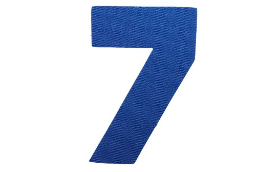 alles-meine.de GmbH Bügelbild amerikanische Zahl blau 10,1 cm hoch - Zahl 7 - Aufnäher Applikation blau alles-meine.de GmbH Bügelbild amerikanische Zahl blau 10,1 cm hoch - Zahl 7 - Aufnäher Applikation blau von belldessa