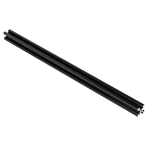 belupai 100–1000 mm schwarzer V-Typ-Schlitz, 2020 Aluminium-Extrusionsrahmen, V-Schlitz-Aluminiumprofil, für 3D-Drucker, CNC und Lasergravurmaschine (350 mm) von belupai