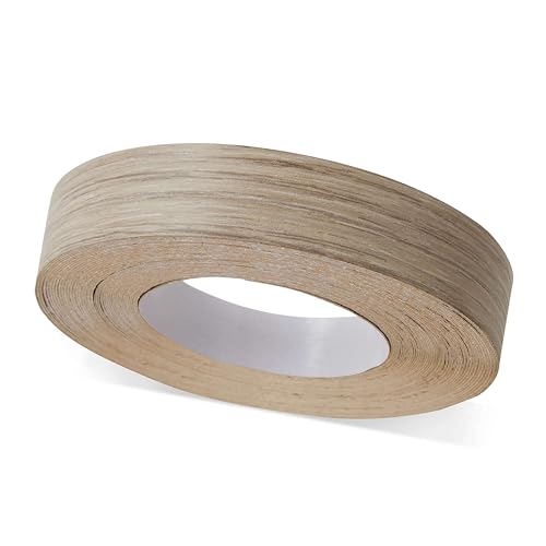 ben+camilla.com Selbstklebender Kantenumleimer | Sonoma Eiche 16 mm x 25 m Rolle (rau matt) | Kantenschutz zum Überkleben - wie Klebeband OHNE Bügeln | Premium Qualität für professionelle Ergebnisse von ben+camilla.com