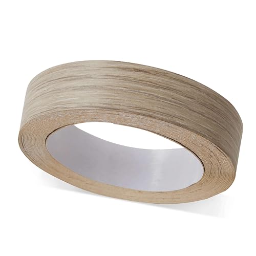 ben+camilla.com Selbstklebender Kantenumleimer | Sonoma Eiche 22 mm x 5 m Rolle (rau matt) | Kantenschutz zum Überkleben - wie Klebeband OHNE Bügeln | Premium Qualität für professionelle Ergebnisse von ben+camilla.com