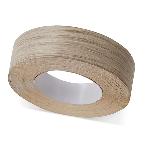 ben+camilla.com Selbstklebender Kantenumleimer | Sonoma Eiche 30 mm x 25 m Rolle (rau matt) | Kantenschutz zum Überkleben - wie Klebeband OHNE Bügeln | Premium Qualität für professionelle Ergebnisse von ben+camilla.com