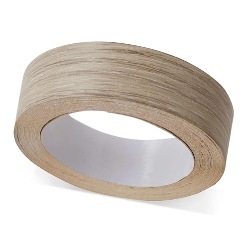 ben+camilla.com Selbstklebender Kantenumleimer | Sonoma Eiche 30 mm x 5 m Rolle (rau matt) | Kantenschutz zum Überkleben - wie Klebeband OHNE Bügeln | Premium Qualität für professionelle Ergebnisse von ben+camilla.com