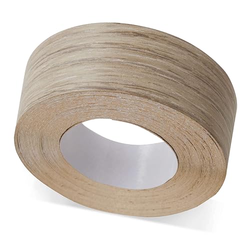 ben+camilla.com Selbstklebender Kantenumleimer | Sonoma Eiche 45 mm x 25 m Rolle (rau matt) | Kantenschutz zum Überkleben - wie Klebeband OHNE Bügeln | Premium Qualität für professionelle Ergebnisse von ben+camilla.com