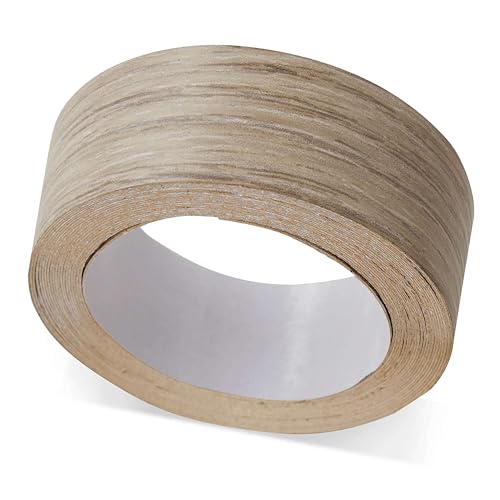 ben+camilla.com Selbstklebender Kantenumleimer | Sonoma Eiche 45 mm x 5 m Rolle (rau matt) | Kantenschutz zum Überkleben - wie Klebeband OHNE Bügeln | Premium Qualität für professionelle Ergebnisse von ben+camilla.com