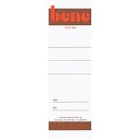 10 bene Einsteck-Rückenschilder weiß für 8,0 cm Rückenbreite 10 bene Einsteck-Rückenschilder weiß für 8,0 cm Rückenbreite von bene