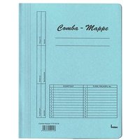 5 bene Schnellhefter Comba-Mappe Karton blau DIN A4 von bene
