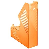 bene Stehsammler 50100ORT orange-transparent Kunststoff, DIN A4 von bene