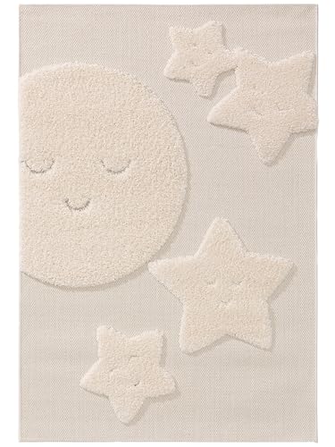 benuta LYTTE Kinderteppich Carlo - Kunstfaser - Rechteckig - Pflegeleicht für Kinderzimmer | Cream | 120x170 cm benuta LYTTE Kinderteppich Carlo - Kunstfaser - Rechteckig - Pflegeleicht für Kinderzimmer | Cream | 120x170 cm von benuta