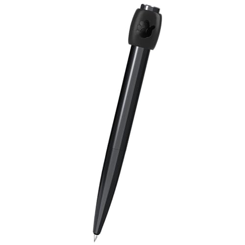 bephible Marker, Kugelschreiber, Rotation, schwarzer Gelstift, leises Lager-Design, bequemer Griff, Angstlinderung, 360 Grad drehbares Schreibwerkzeug, schwarz von bephible