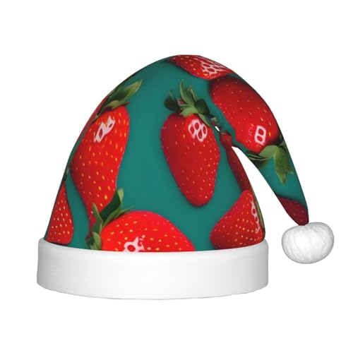 Unisex Weihnachtsmütze aus Samt – bezaubernde Winterschnee-Weihnachtsmütze – perfektes Urlaubszubehör und festliche Geschenkidee von berbo