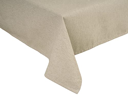 beties „Wunschton“ Tischdecke ca. 130x130 cm Tischtuch für Küchentisch Esstisch in großer Sortiments- und Größenauswahl – EIN idealer Uni Begleiter (Melange-beige) von beties