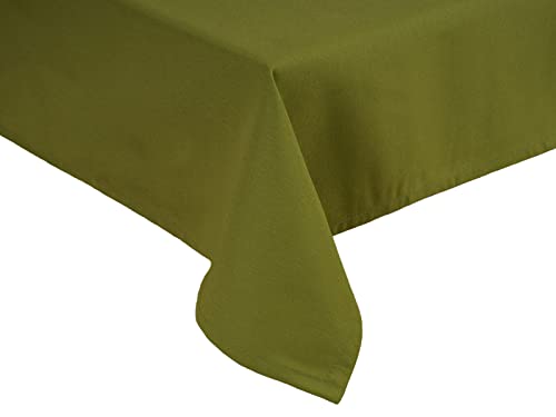 beties „Wunschton“ Tischdecke ca. 130x200 cm, Tischtuch, Tafeldeke in großer Sortiments- und Größenauswahl – EIN idealer Begleiter in Unifarbe (moosbild-grün) von beties