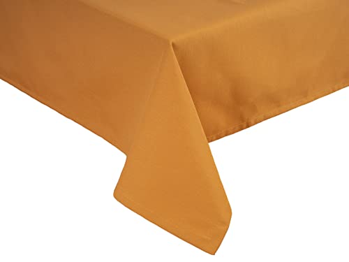 beties „Wunschton“ XL Mitteldecke ca. 110x110 cm - in großer Sortiments- und Größenauswahl – EIN idealer Begleiter in Unifarbe (Safran-gelb) von beties