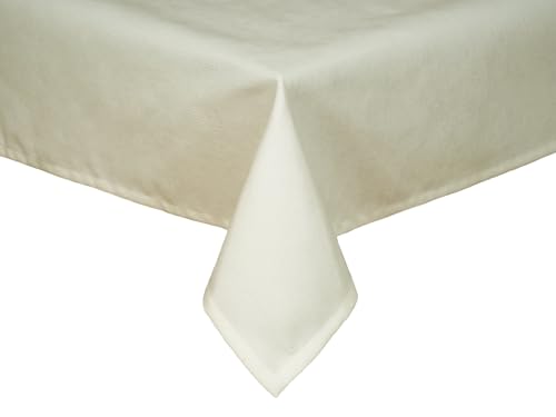 beties Farbton-Serie XL Mitteldecke ca. 100x100 cm Premium Uni Tischdecke aus deutschem Unternehmen, Chenille-Haptik in Raumausstatter Qualität - Sahne-weiß beties Farbton-Serie XL Mitteldecke ca. 100x100 cm Premium Uni Tischdecke aus deutschem Unternehmen, Chenille-Haptik in Raumausstatter Qualität - Sahne-weiß von beties