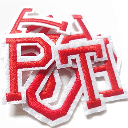 Buchstaben zum Aufbügeln, 2 Stück, 52 Stück, rote Buchstaben-Aufnäher, Alphabet, bestickt, für Hüte, Hemden, Jeans, Taschen, rot Buchstaben zum Aufbügeln, 2 Stück, 52 Stück, rote Buchstaben-Aufnäher, Alphabet, bestickt, für Hüte, Hemden, Jeans, Taschen, rot von bfuee