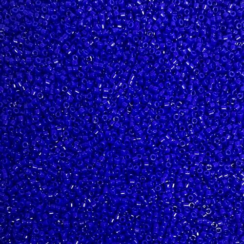 Miyuki Delica Glasperlen, Größe 11/0, Glasperlen, Großpackung, 5 g, Größe 1,6 mm, 1000 Stück, Königsblau (DB726) von bihızlı