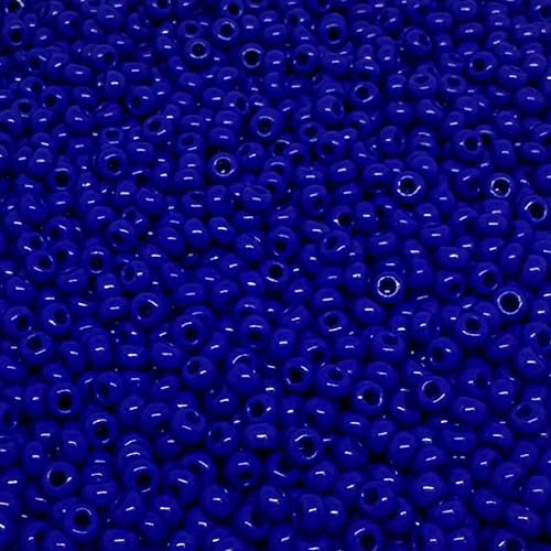 Tschechische Glasperlen, 8/0, 20 g, 800 Stück, Königsblau Tschechische Glasperlen, 8/0, 20 g, 800 Stück, Königsblau von bihızlı