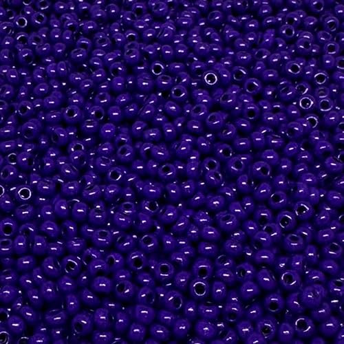 Tschechische Glasperlen, 8/0, 20 g, 800 Stück, Violett von bihızlı