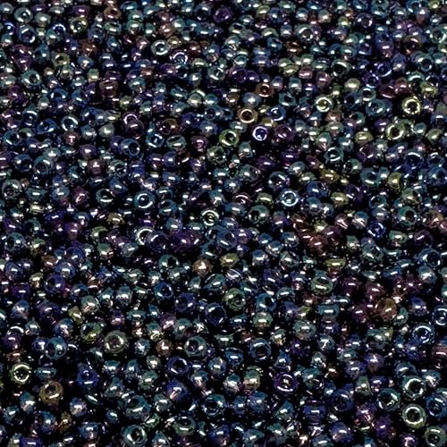 Tschechische Glasperlen, 8/0, 20 g, 800 Stück, Violett Tschechische Glasperlen, 8/0, 20 g, 800 Stück, Violett von bihızlı