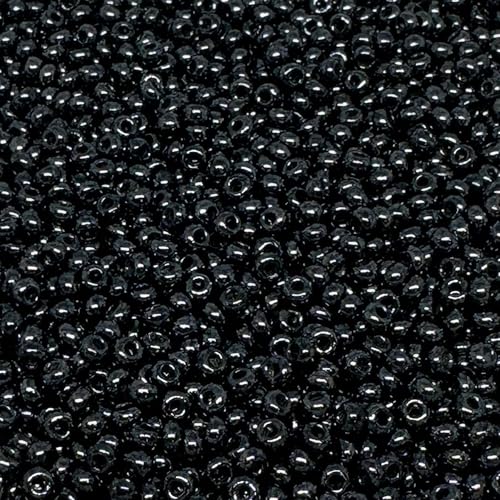Tschechische Glasperlen, 8/0, 20 g, 800 Stück (Rauch) von bihızlı