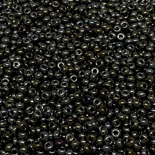 Tschechische Glasperlen, 8/0, 20 g, 800 Stück (Vintage Iris) von bihızlı