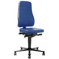 bimos Arbeitsdrehstuhl All-In-One blau Kunstleder von bimos