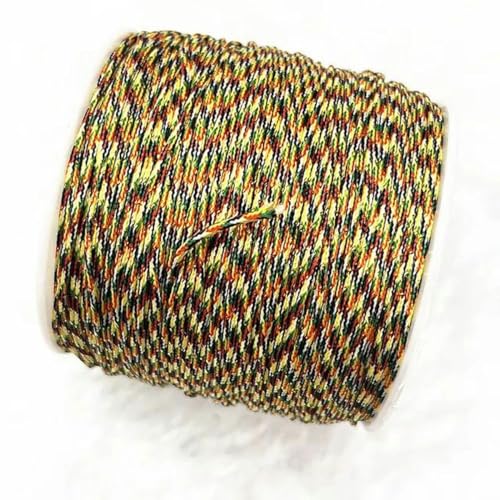 10 Meter/Los 1,0 mm Nylonschnurfaden, chinesischer Knoten, Makramee-Schnur, Armband, geflochtene Schnur, DIY-Quasten, Perlenschnur, Faden-05-1,0 mm (10 Meter) von birnn
