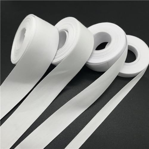 5 Yards/Lot 3 mm-50 mm Baumwollband, handgefertigt, für Hochzeit, Weihnachtsdekoration, DIY, Nähen, Stoff, Weiß, 3 mm 5 Yards/Lot 3 mm-50 mm Baumwollband, handgefertigt, für Hochzeit, Weihnachtsdekoration, DIY, Nähen, Stoff, Weiß, 3 mm von birnn