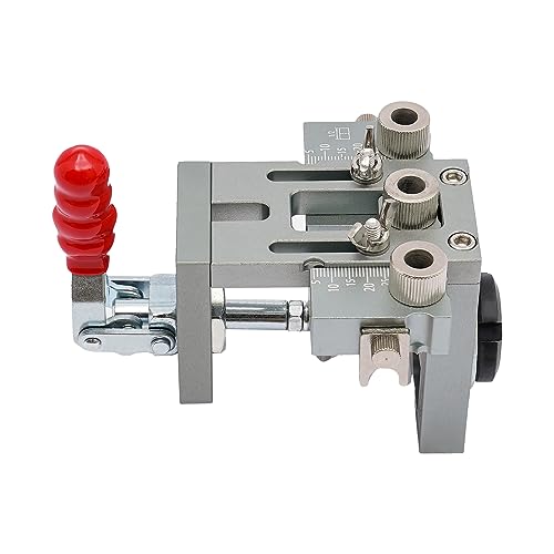 3 in 1 Pocket Hole Jig Kit Holzbearbeitung Dübellehre Schrägloch Holzdübel Bohrschablone Set Bohrlehre Bohrloch Bohrhilfe Set Stanzer-Locator von biusgiyeny
