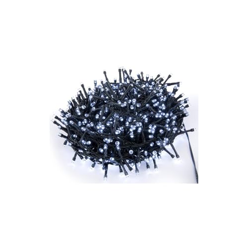 Flache LED-Lichterkette, 10 m, 3 AA-Batterien, kaltweiß, ideal für Innen- und Außendekoration bei Partys und Veranstaltungen. von blendend