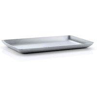 blomus Tablett BASIC silber rechteckig 22,0 x 13,1 cm von blomus