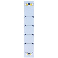 10 bluefile Ordneretiketten blue file blau für 5,0 cm Rückenbreite von bluefile