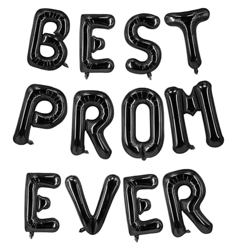 Folienballon "Best Prom Ever", Schwarz von bng-bng