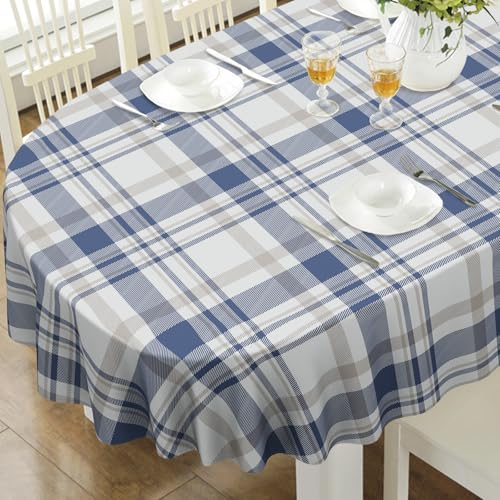 bnhjsdw Ovale Tischdecke, wasserdicht, oval, kariert, 152,4 x 250,9 cm, maschinenwaschbar, Stoff-Tischdecke für Küche, Esszimmer, Dekoration bnhjsdw Ovale Tischdecke, wasserdicht, oval, kariert, 152,4 x 250,9 cm, maschinenwaschbar, Stoff-Tischdecke für Küche, Esszimmer, Dekoration von bnhjsdw