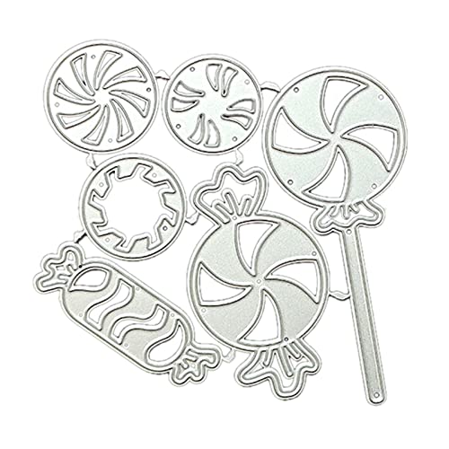 bnsggl Metall Stanzschablone Set, Scrapbooking Prägeschablonen,Lollipop Candy Metall Stanzformen Scrapbooking Schablone Die Karte Prägung bnsggl Metall Stanzschablone Set, Scrapbooking Prägeschablonen,Lollipop Candy Metall Stanzformen Scrapbooking Schablone Die Karte Prägung von bnsggl