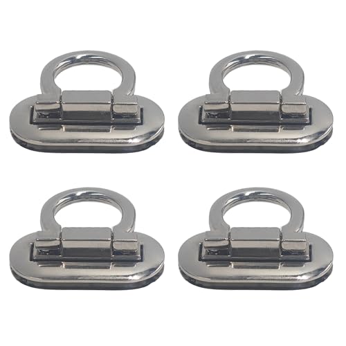 bociloy Ovaler Drehverschluss, Ring-Stil, Zinklegierung, Flip-Geldbörsen-Verschluss, Drehschnallenverschlüsse für DIY-Handtasche, Schultertaschen, Handwerk, Aktentasche, Silber, 4 Stück bociloy Ovaler Drehverschluss, Ring-Stil, Zinklegierung, Flip-Geldbörsen-Verschluss, Drehschnallenverschlüsse für DIY-Handtasche, Schultertaschen, Handwerk, Aktentasche, Silber, 4 Stück von bociloy