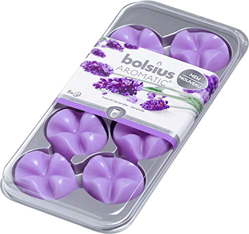 8 x Bolsius Creations Aromatic Duftwachs Aroma Wachs Blätter Wax Melts Aroma Melts - Französicher Lavendel von bolsius