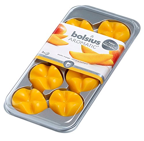 bolsius Wachs schmilzt Exotic Mango Pack 8 von bolsius