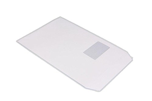 TopStar Versandtasche C4 (324x229mm) haftklebend mit Fenster hochweiss 120g 250 Stück von bong
