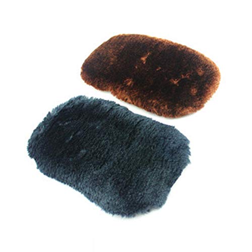 bopely 1 Paar Shoeshine Tuch, Polierhandschuh Pinselreinigungsbürsten Für Schuhe Autositze Sofas Lederprodukte (zufällige Farbe) von bopely
